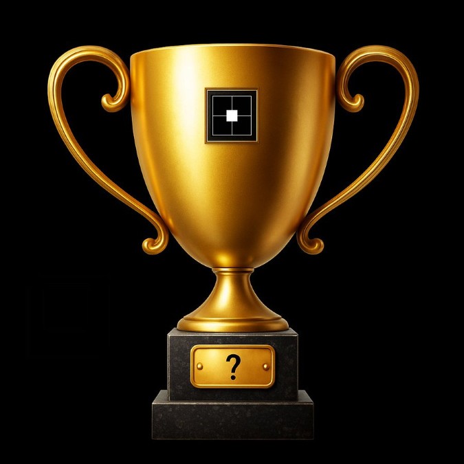 Winner's cup for an unknown blindfold-chess.app player
